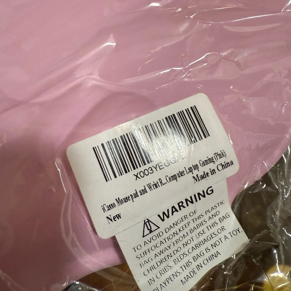 Pink Mouse Pad & Wrist Cushion - Brand new!
